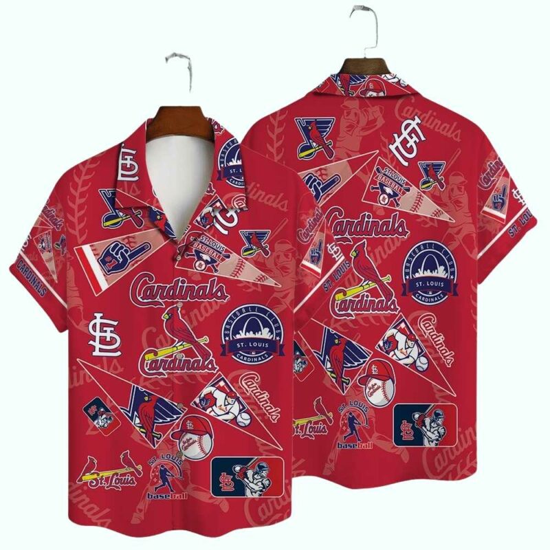 St Louis Cardinals Graphic Baseball Hawaiian Shirt – Unisex Aloha Tee