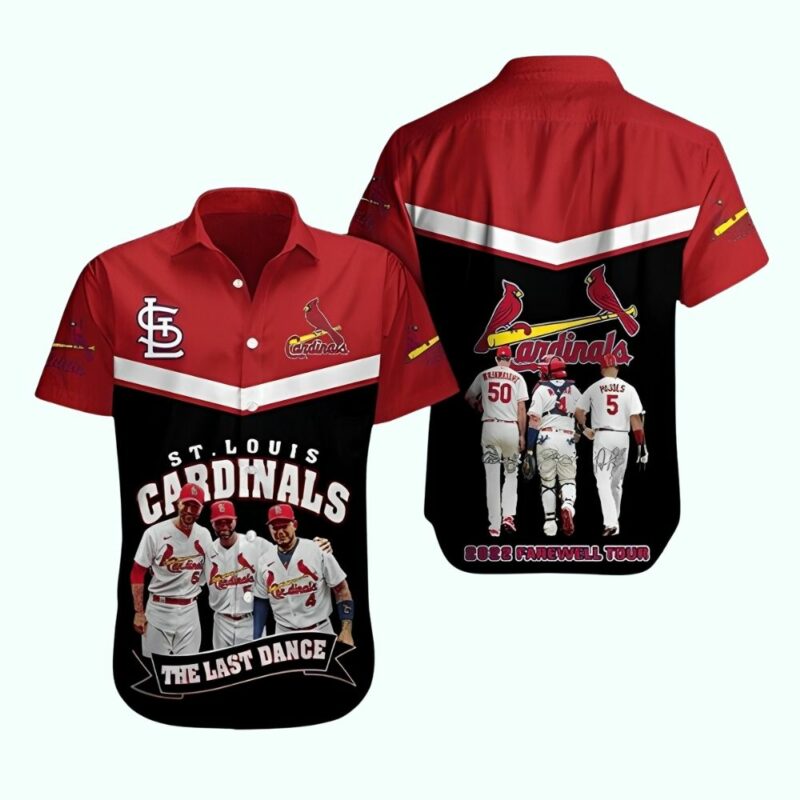 St. Louis Cardinals Graphic Hawaiian Shirt – Unisex Baseball Team Tee