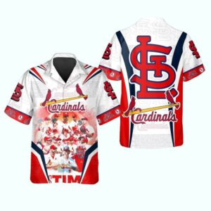 St Louis Cardinals Graphic Hawaiian Shirt – Unisex Aloha Tee Gift