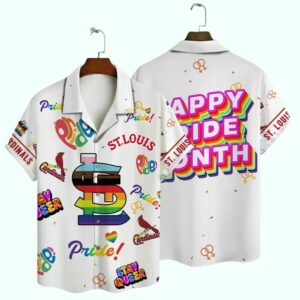 St Louis Cardinals Unisex Graphic Printed Aloha Hawaiian Shirt Gift