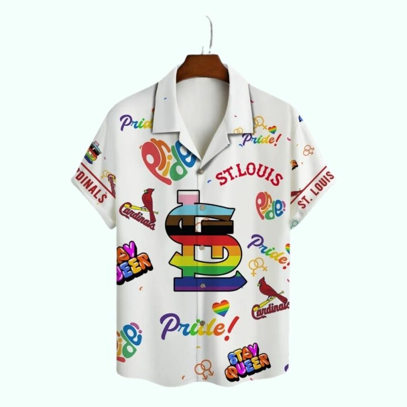 St Louis Cardinals Unisex Graphic Printed Aloha Hawaiian Shirt Gift - Image 2