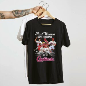 St Louis Cardinals Graphic T-Shirt for Women – Real & Smart Baseball Fans Gift