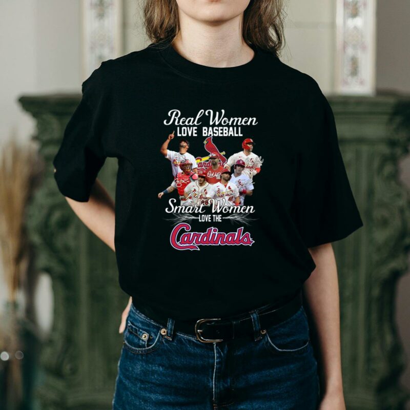 St Louis Cardinals Graphic T-Shirt for Women – Real & Smart Baseball Fans Gift - Image 2
