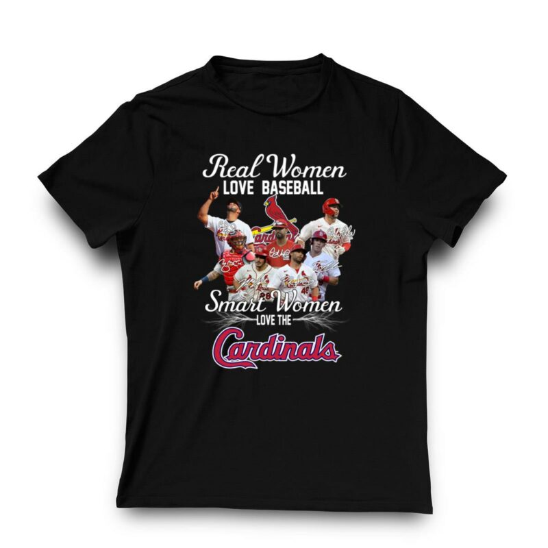 St Louis Cardinals Graphic T-Shirt for Women – Real & Smart Baseball Fans Gift - Image 3