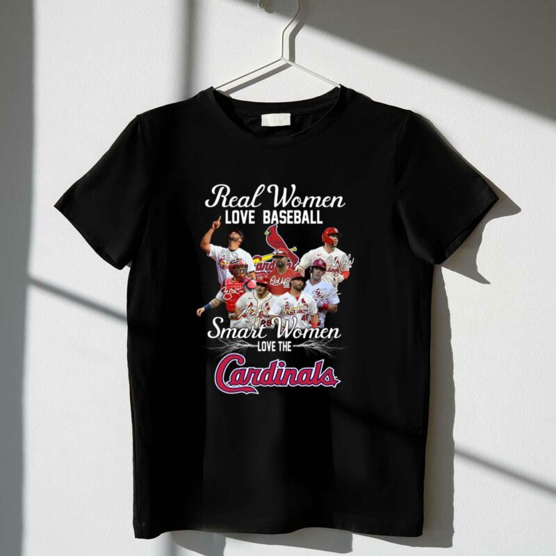 St Louis Cardinals Graphic T-Shirt for Women – Real & Smart Baseball Fans Gift - Image 4