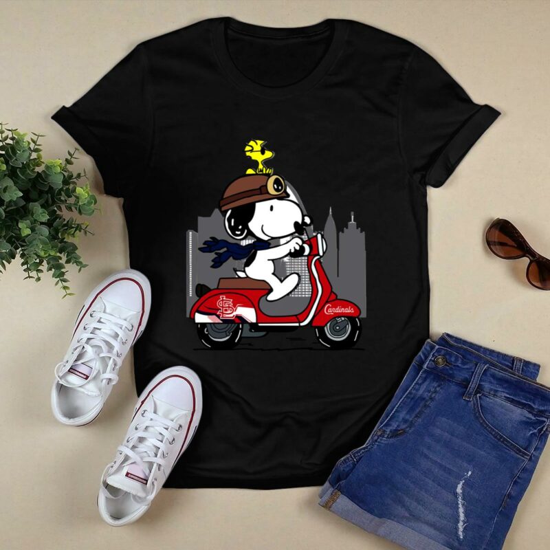 St. Louis Cardinals Snoopy Graphic T-Shirt – Unisex Baseball Tee - Image 5