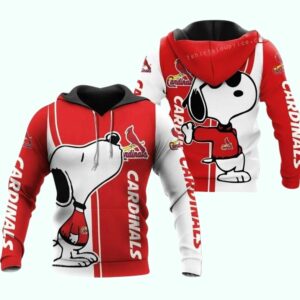 St Louis Cardinals Snoopy Graphic Unisex Hoodie – Fan Gift Sweatshirt
