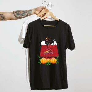 St Louis Cardinals Snoopy Pumpkin House Graphic T-Shirt – Unisex Gift