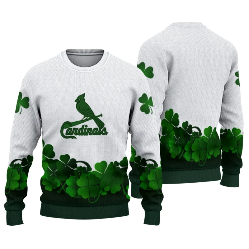 St Louis Cardinals St Patrick Ugly Sweater 1