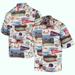St Louis Cardinals Graphic Hawaiian Shirt – Unisex Aloha Tee Gift