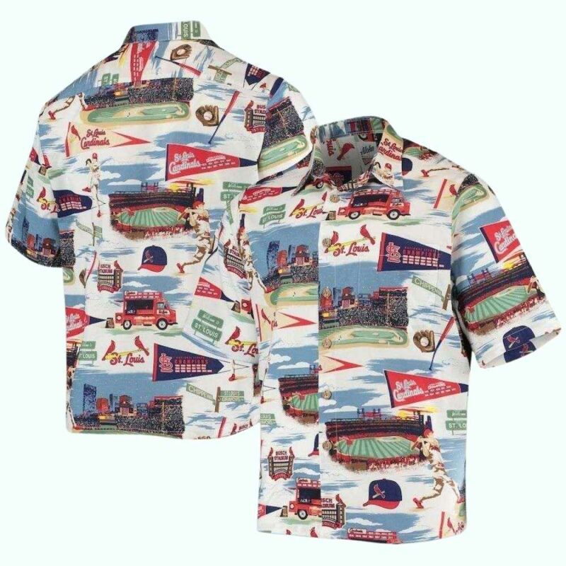 St Louis Cardinals Graphic Hawaiian Shirt – Unisex Aloha Tee Gift