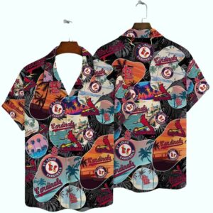 St Louis Cardinals Sunset Graphic Hawaiian Shirt – Unisex Aloha Tee