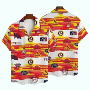 St Louis Cardinals Sunset Graphic Hawaiian Shirt – Unisex Summer Gift