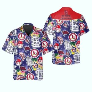 St. Louis Cardinals Graphic Baseball Hawaiian Shirt – Unisex Aloha Tee