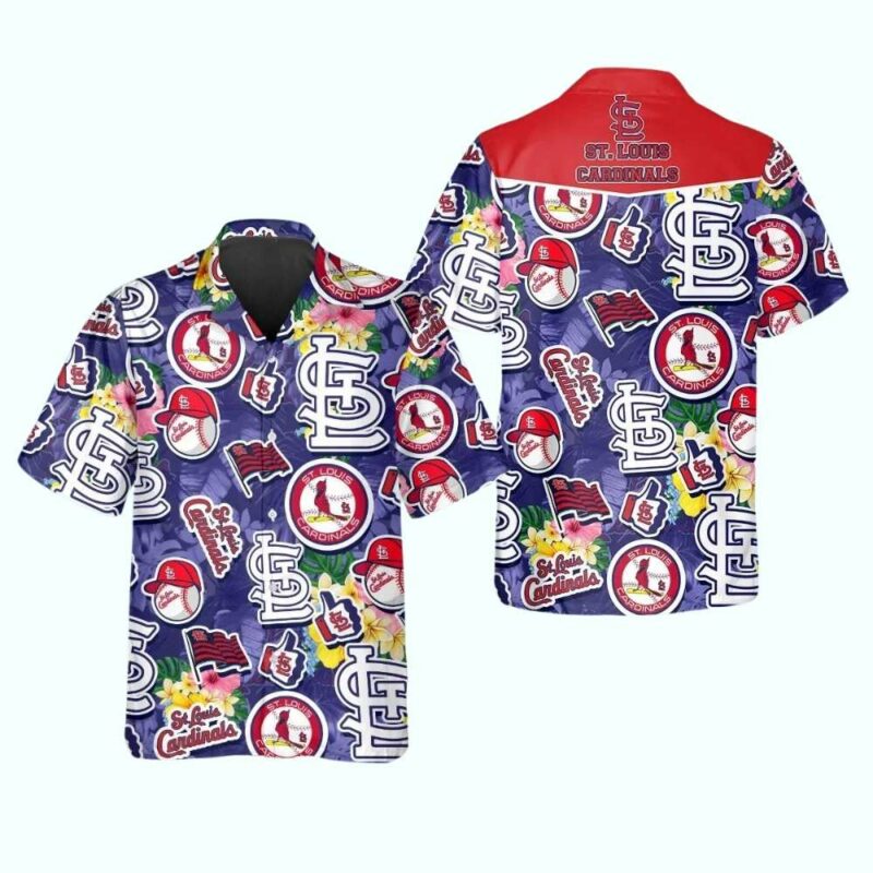 St. Louis Cardinals Graphic Baseball Hawaiian Shirt – Unisex Aloha Tee