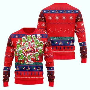 St Louis Cardinals The Grinch Ugly Sweater