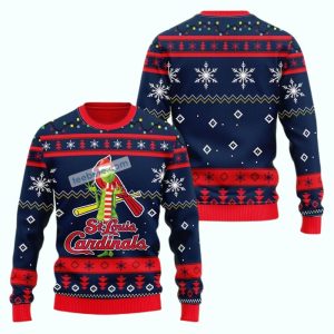 St Louis Cardinals The Grinch Christmas Ugly Sweater