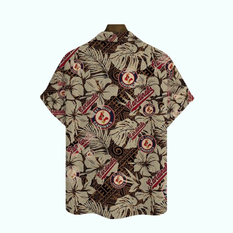 St. Louis Cardinals Tribal Graphic Hawaiian Shirt – Unisex Aloha Tee - Image 3