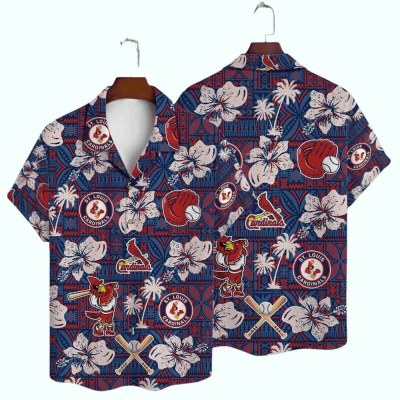 St Louis Cardinals Tropical Hawaiian Shirt – Unisex Graphic Aloha Tee