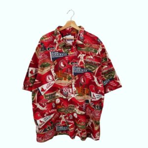 St Louis Cardinals Graphic Hawaiian Shirt – Unisex Aloha Tee Gift