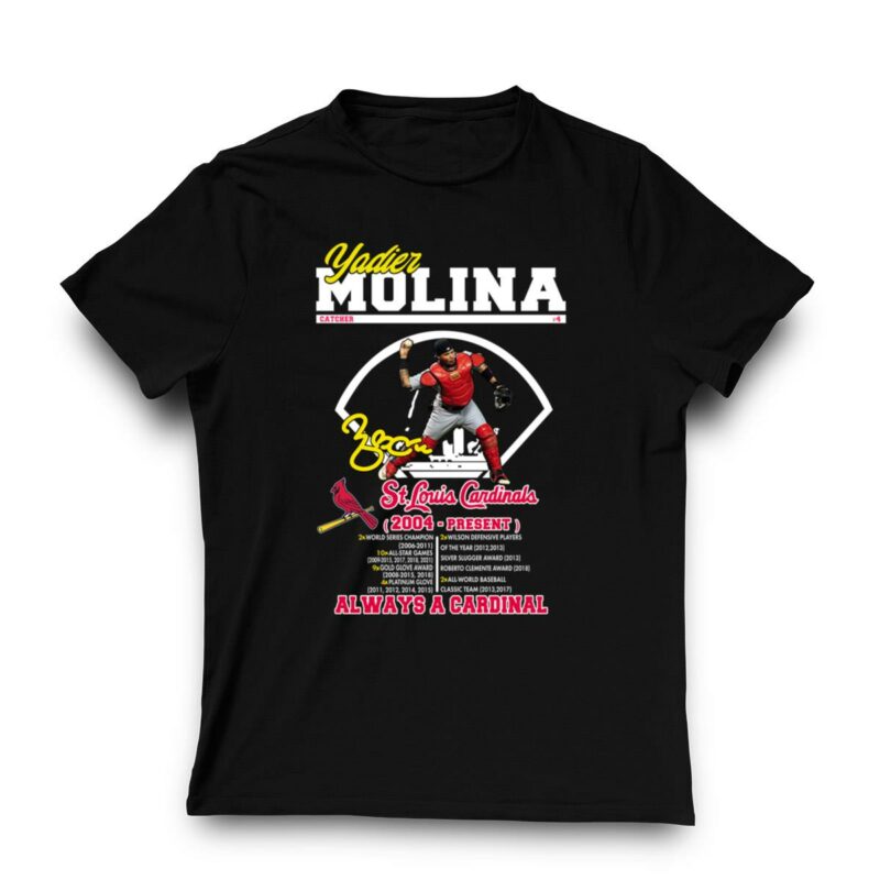 St. Louis Cardinals Yadier Molina Graphic T-Shirt – Unisex Cardinals Fan Gift - Image 3