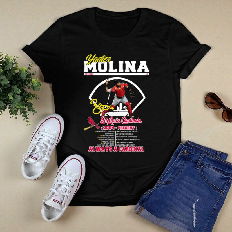 St. Louis Cardinals Yadier Molina Graphic T-Shirt – Unisex Cardinals Fan Gift - Image 5