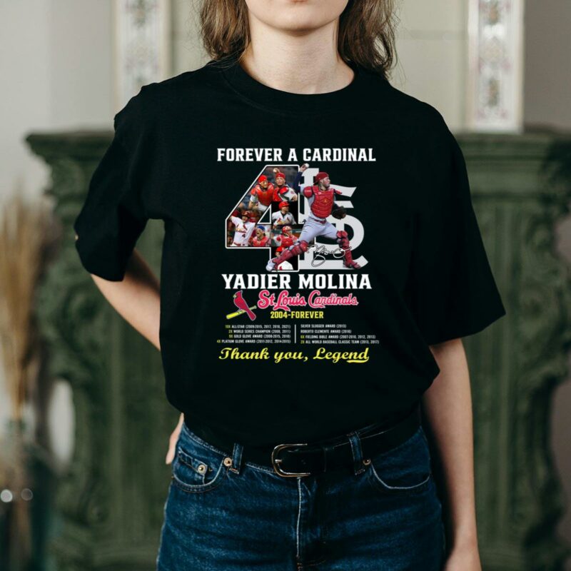 St. Louis Cardinals Yadier Molina Graphic T-Shirt – Unisex Cardinals Fan Gift - Image 2
