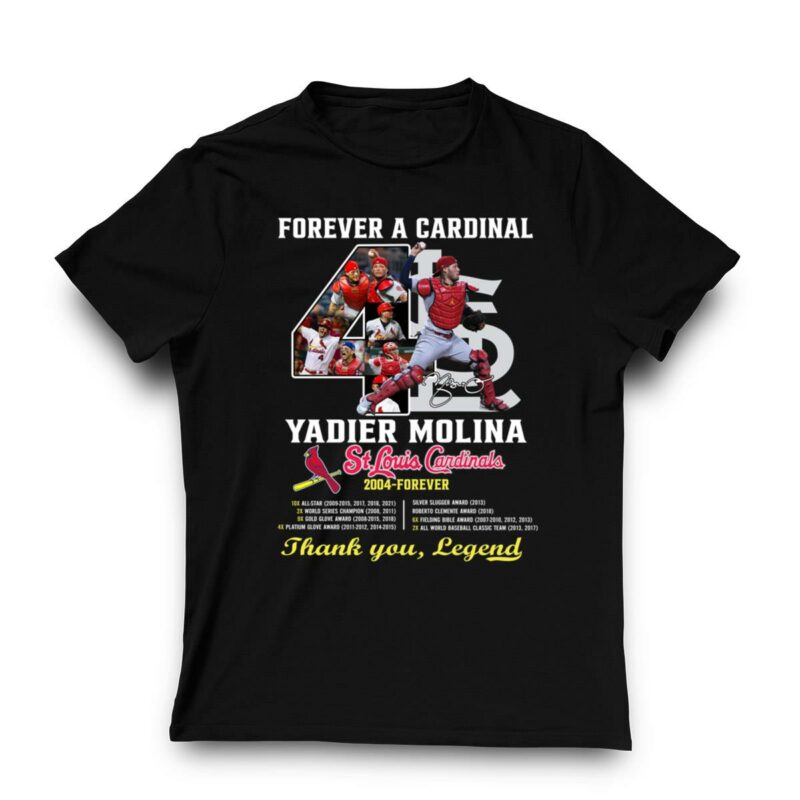 St. Louis Cardinals Yadier Molina Graphic T-Shirt – Unisex Cardinals Fan Gift - Image 3
