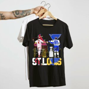 St Louis Yadier Molina & Ryan O'Reilly Autograph Graphic T-Shirt - Unisex Gift