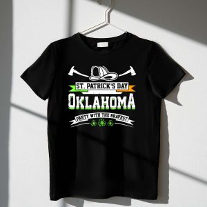 Bravest Firefighter St Patrick'S Day T-Shirt For Oklahoma Party