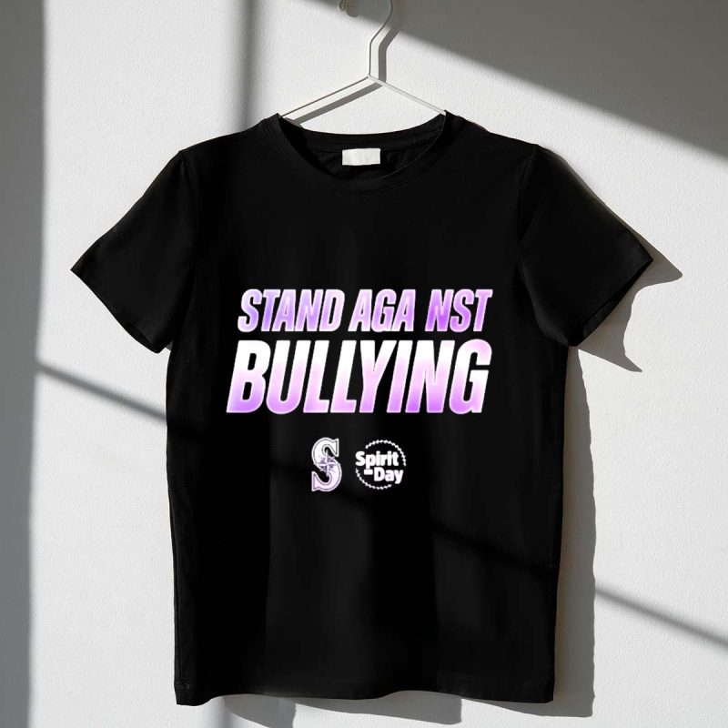 Stand Against Bullying Spirit Day Seattle Mariners T Shirt t shirt 1 1