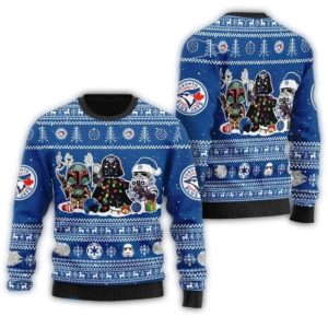 Star Wars Characters Toronto Blue Jays Ugly Sweater