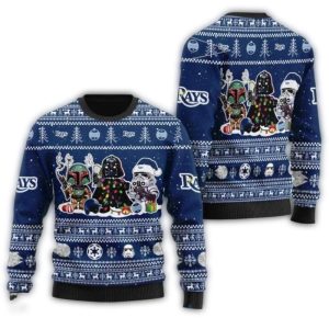 Star Wars Tampa Bay Rays Ugly Christmas Sweatshirt For Holiday Cheer