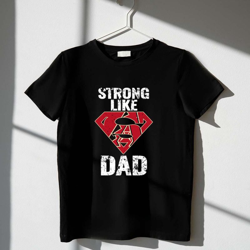 Strong Like Arizona Diamondbacks Dad Superman T Shirt t shirt 1 1