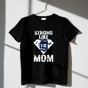 Detroit Tigers Women'S T-Shirt - Strong Like Mom Team Support Tee