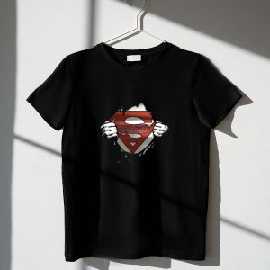 Iconic Superman Braves Logo T-Shirt For Atlanta Fans