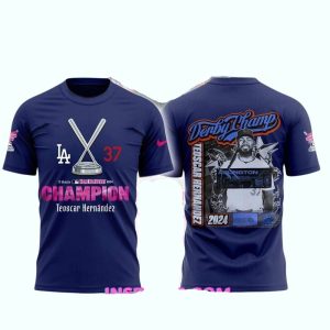 Teoscar Hernandez Dodgers Home Run Derby Champion All Over Print T-Shirt