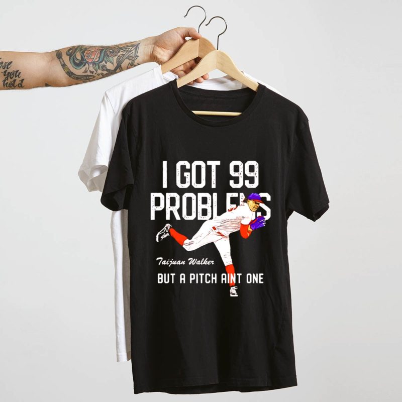 Taijuan Walker Philadelphia Phillies T-Shirt with '99 Problems' Graphic - Image 4
