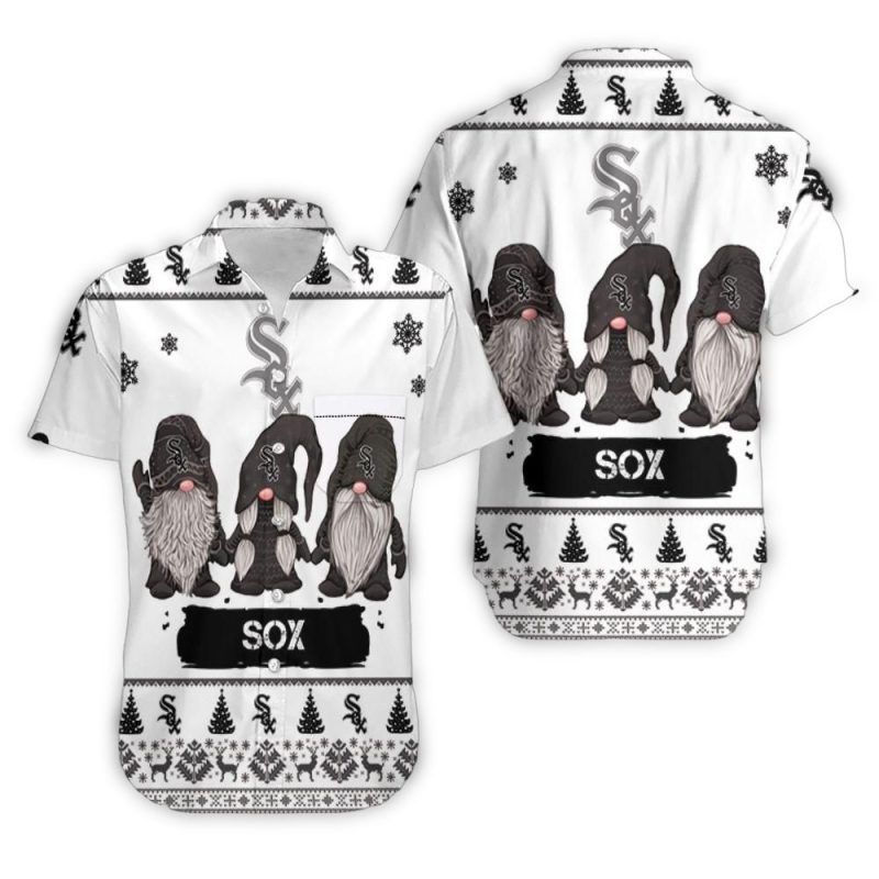Take Control With Gnomes Chicago White Sox Ugly Hawaiian Shirt 1