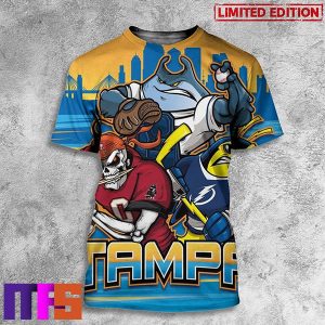 Tampa Bay Buccaneers X Tampa Bay Lightning X Tampa Bay Rays All Over Print T-Shirt