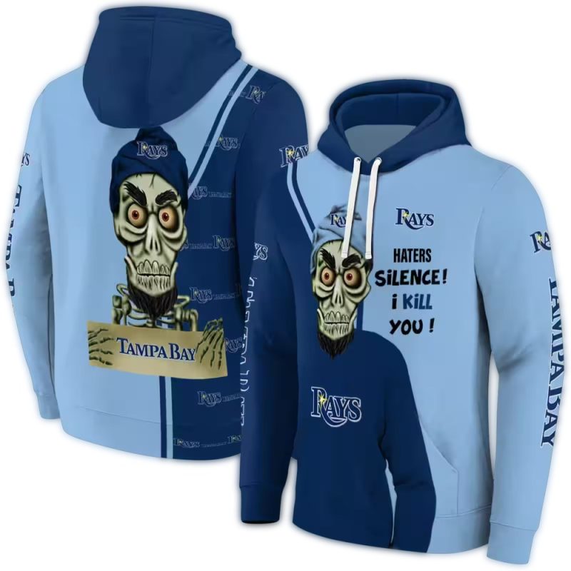 Tampa Bay Rays Achmed Skull AOP Hoodie 1