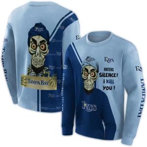 Tampa Bay Rays Achmed Skull All Over Print Sweatshirt