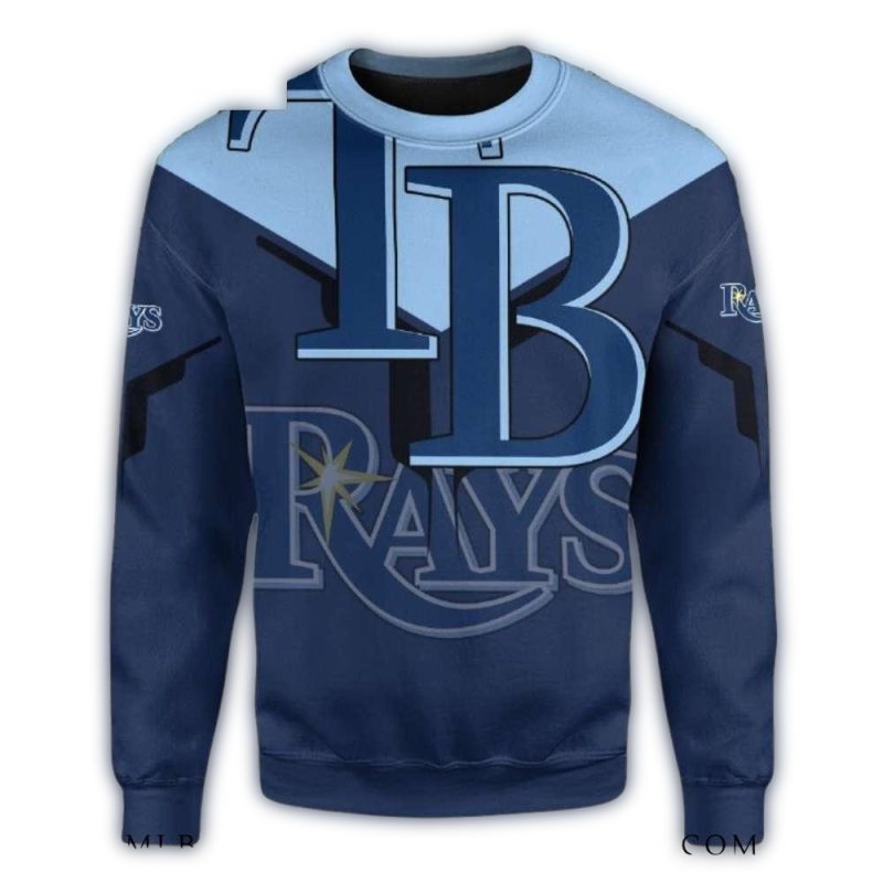 Tampa Bay Rays Big Logo Ugly Christmas Sweater 1