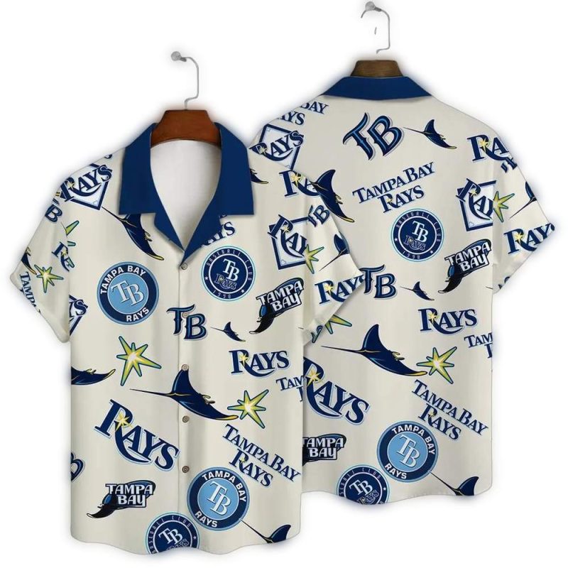 Tampa Bay Rays Classic Logo Hawaiian Shirt 1