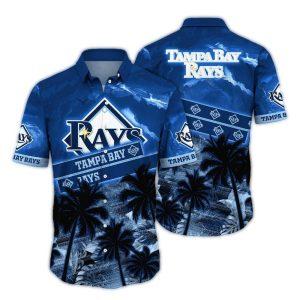 Tampa Bay Rays Coconut Tropical Beach Hawaiian Shirt
