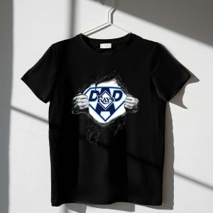 Tampa Bay Rays Superhero Dad T-Shirt - Perfect Gift For Baseball Fans