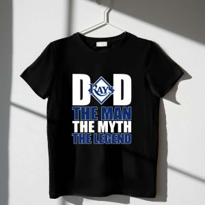 Tampa Bay Rays Dad T-Shirt - The Man, The Myth, The Legend Design