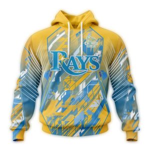 Tampa Bay Rays Fearless Against Childhood Cancers All Over Print Hoodie