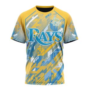 Tampa Bay Rays Fearless Against Childhood Cancers All Over Print T-Shirt
