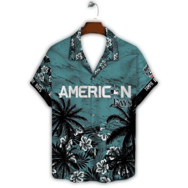 Tampa Bay Rays Flower Coconut Tropical Hawaiian Shirt 1